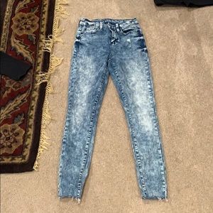 light washed denim jeans
